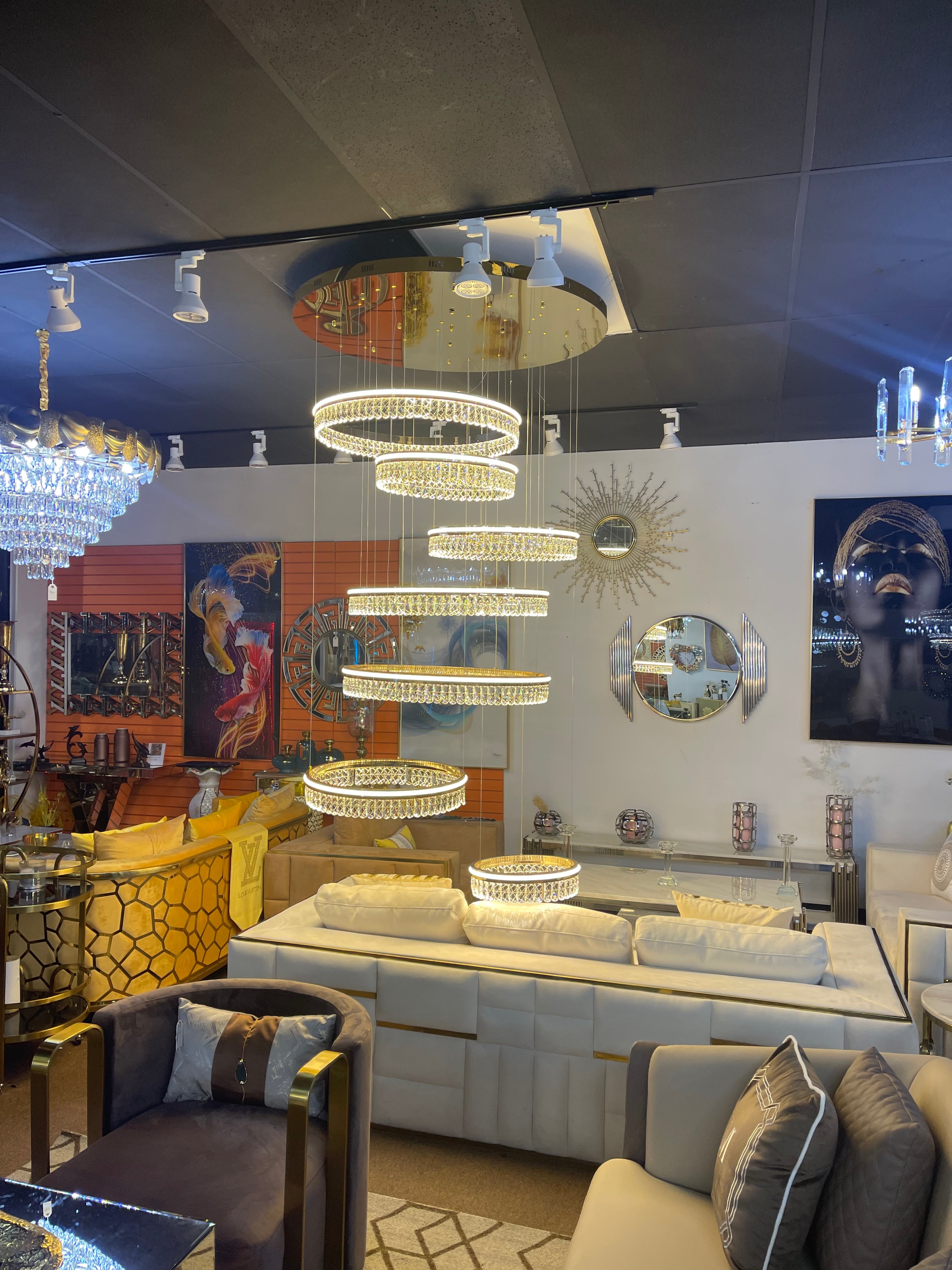7 Level Cyclone Chandelier - Image 4