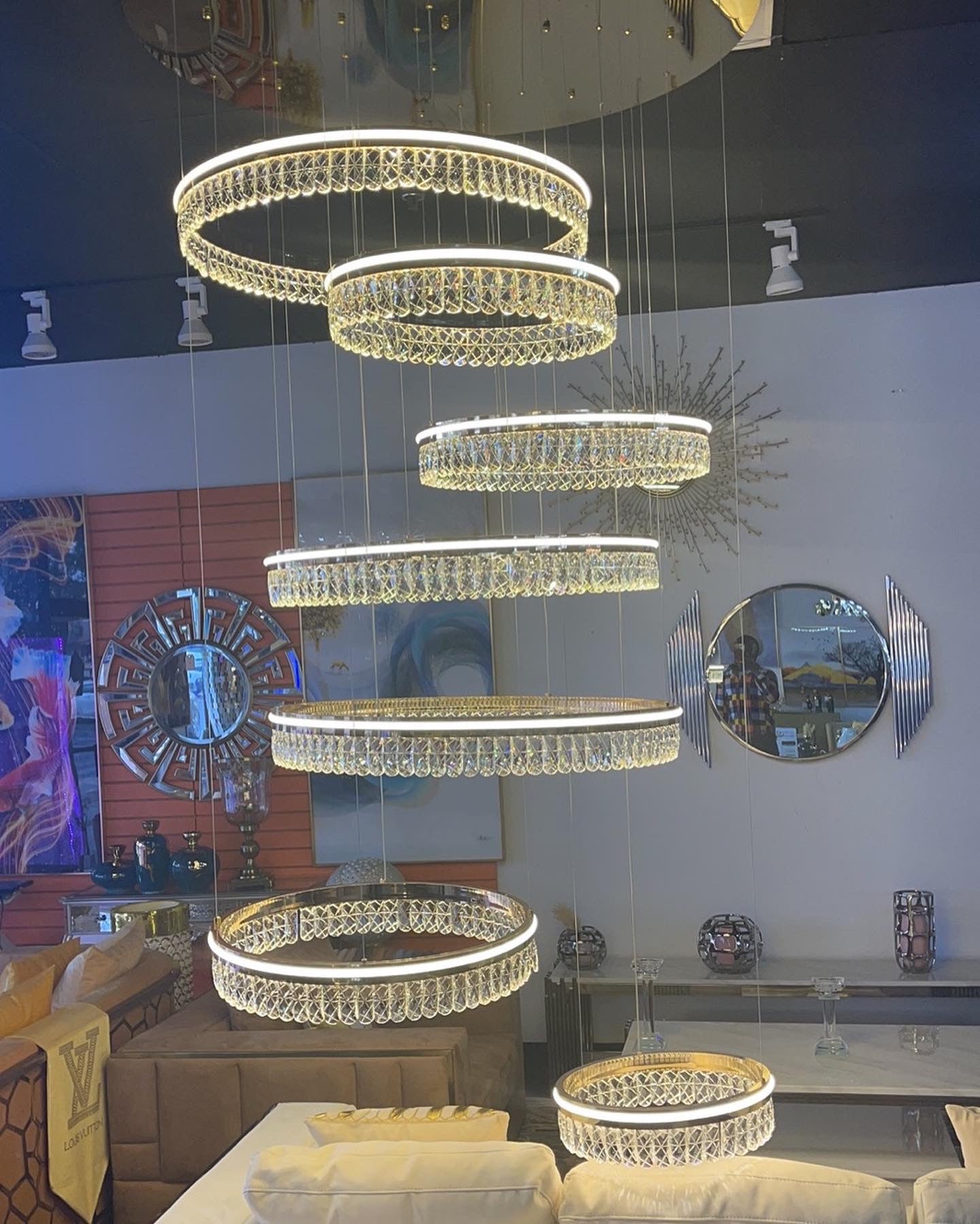 7 Level Cyclone Chandelier - Image 3