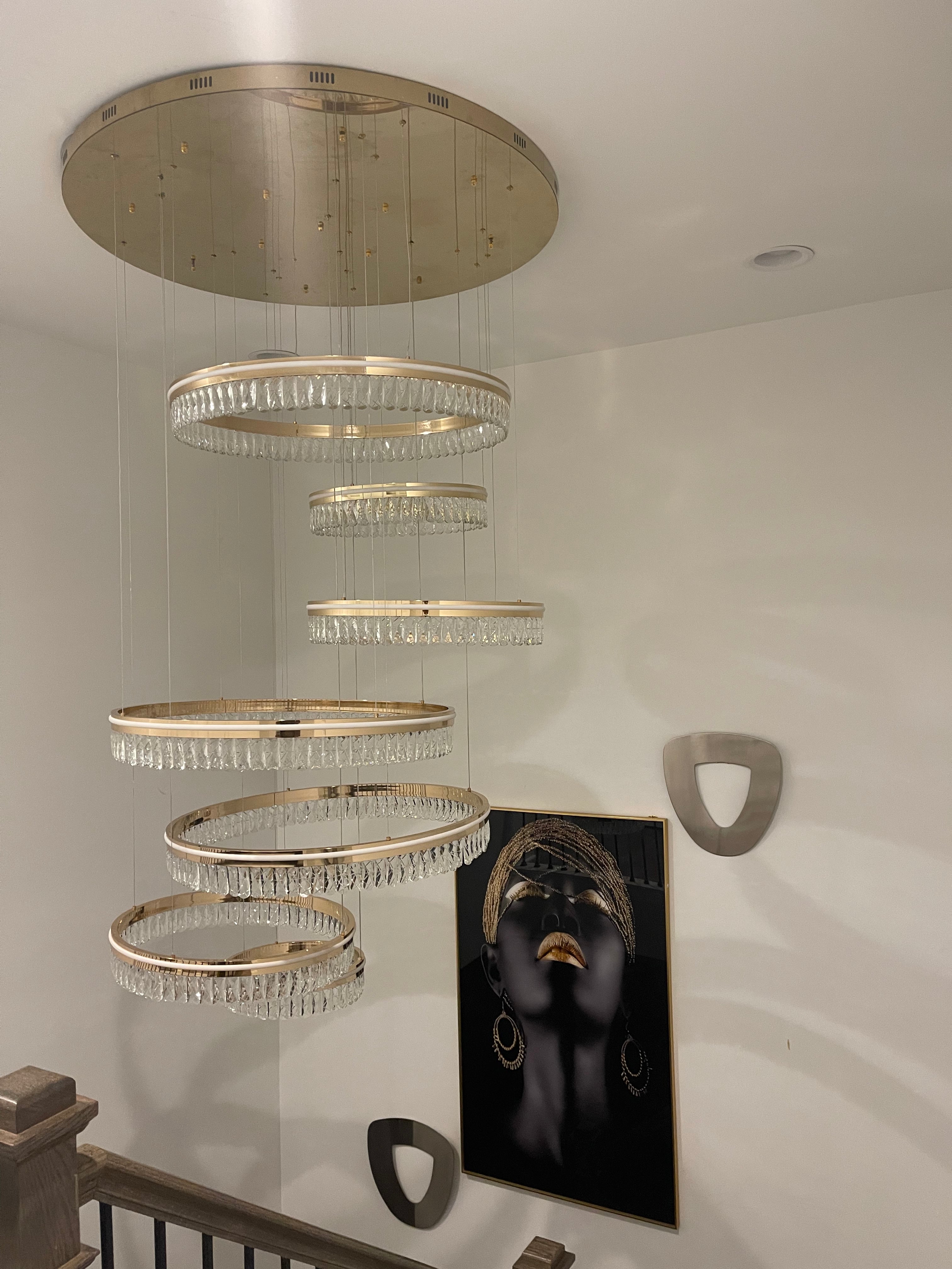 7 Level Cyclone Chandelier - Image 2