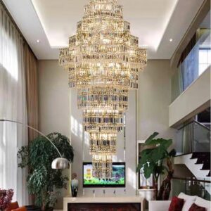 G-AG2302 Large Decagon Geometric Shape Chandelier