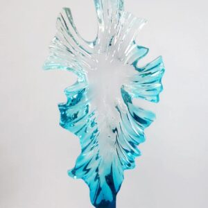 G-DSSHT045 Blue Plume Sculpture Decor