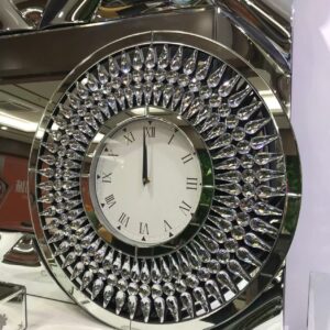 Glitz Drop Wall Clock Decor