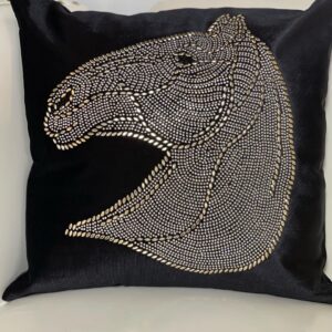 Black Ferrari Throw Pillow