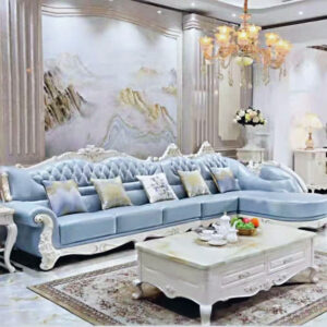 Sky Blue Royal Sectional