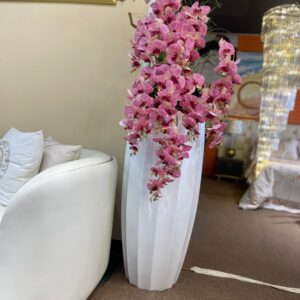 White Samantha Rose Lily Artificial Plant/Flower