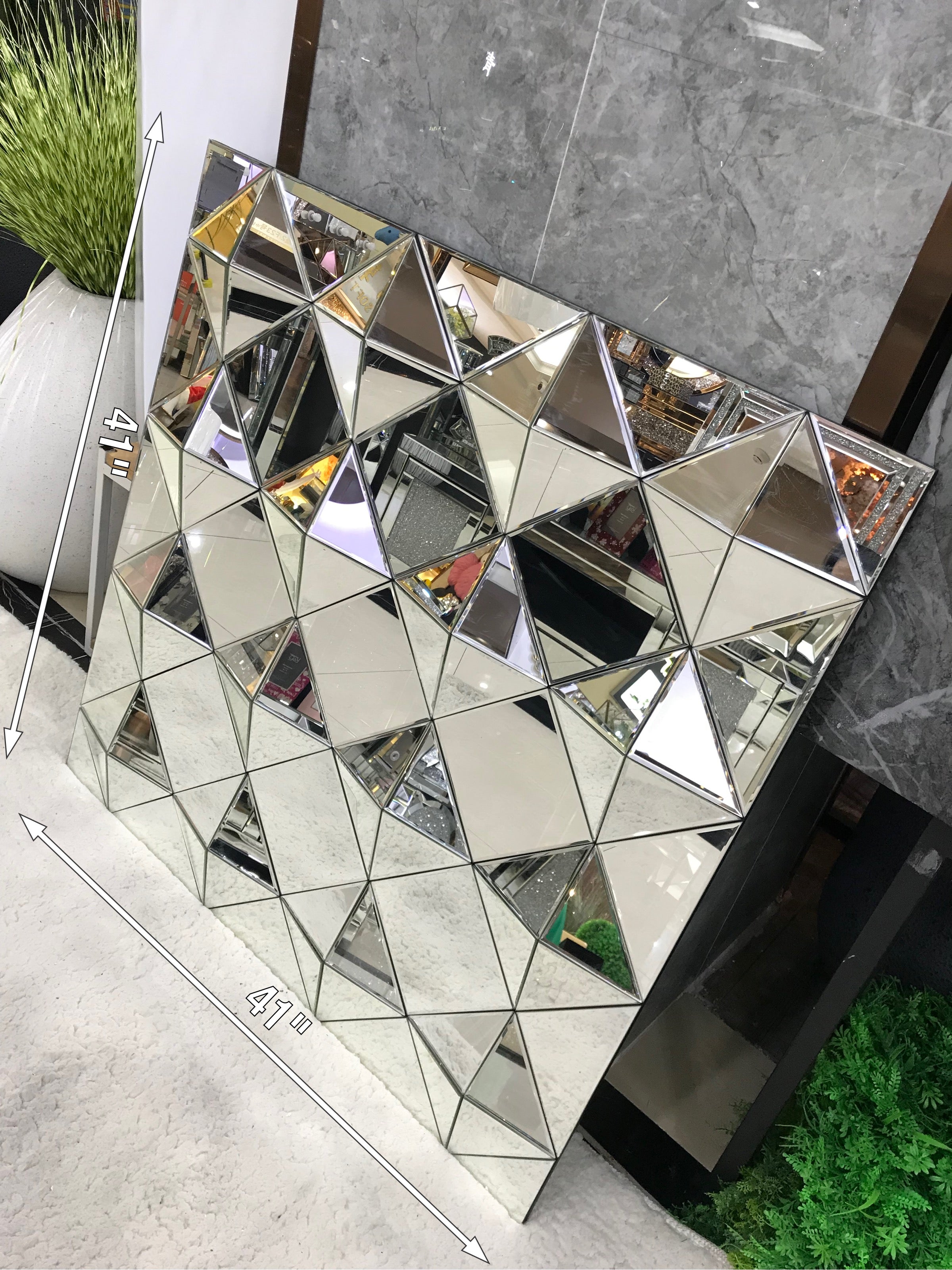 Hexagon Exotic Wall Mirror - Image 2