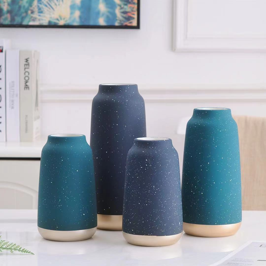 G-DVJ 4-1 Blue and Green Decorative Jar Set