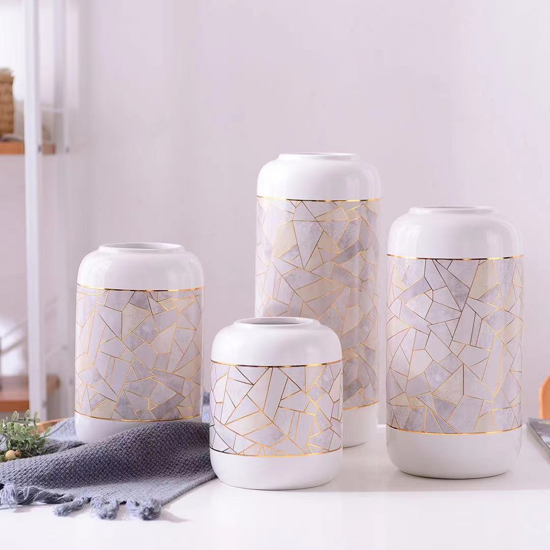 White/cream Decorative Jar Set