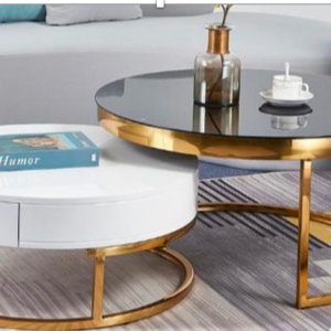 White & Black Nest Coffee Table