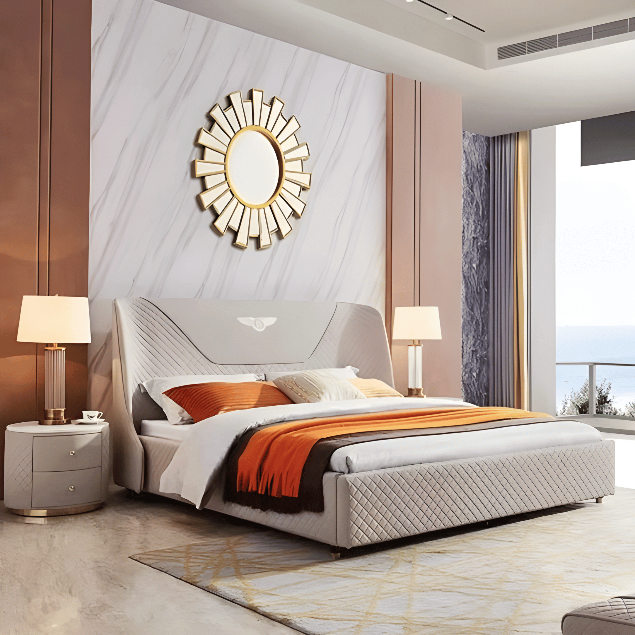 GRAY BED