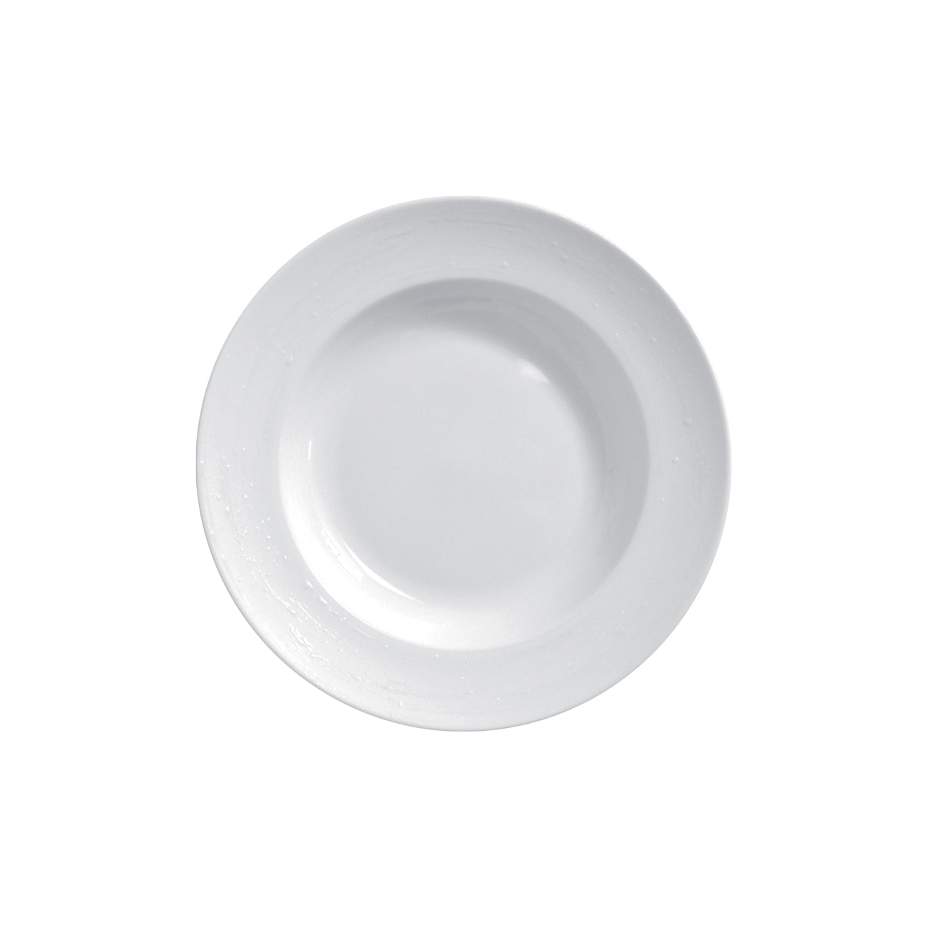 Casanoi White Tears Rimmed Soup Plate