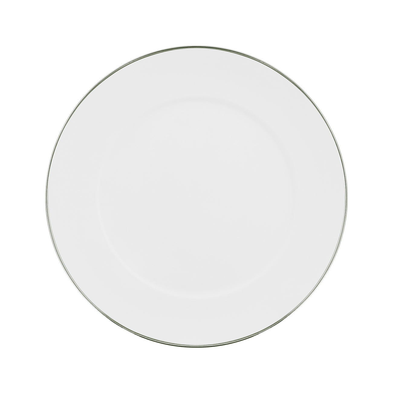 Casanoi Platinum Rimmed Charger Plate