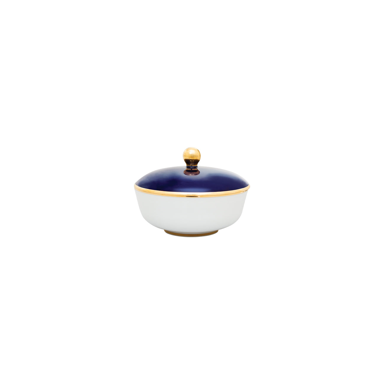 Casanoi Blue Fire Accent Bowl with Lid