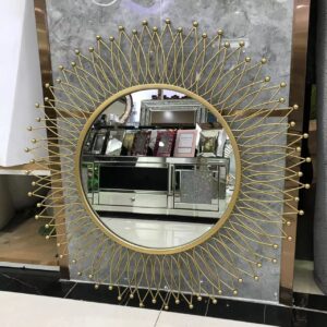 G-DM Gold Hibiscus Mirror
