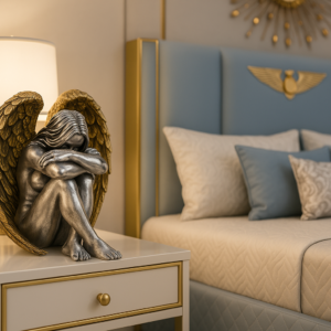 Sad Angel sculpture