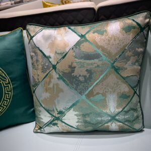 Green Throw Pillow