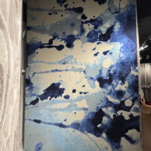 Blue Spotted Persian Rug