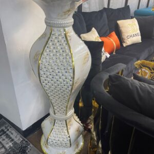 Creme and Gold vase