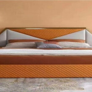 ORANGE MODERN BED SET