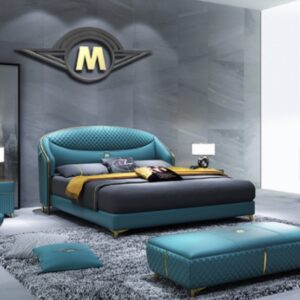 Torquois Blue Lux Bedroom Set