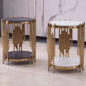 BLACK LUX END TABLE