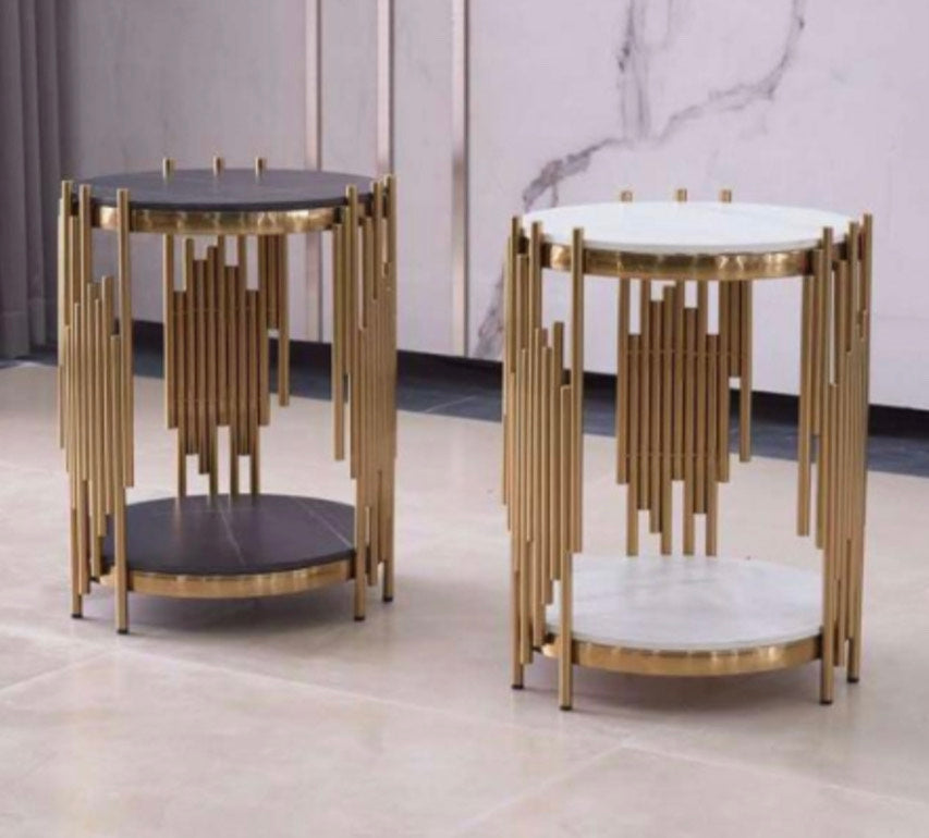 BLACK LUX END TABLE