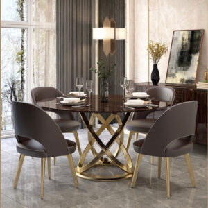 ROUND MODERN DINING TABLE