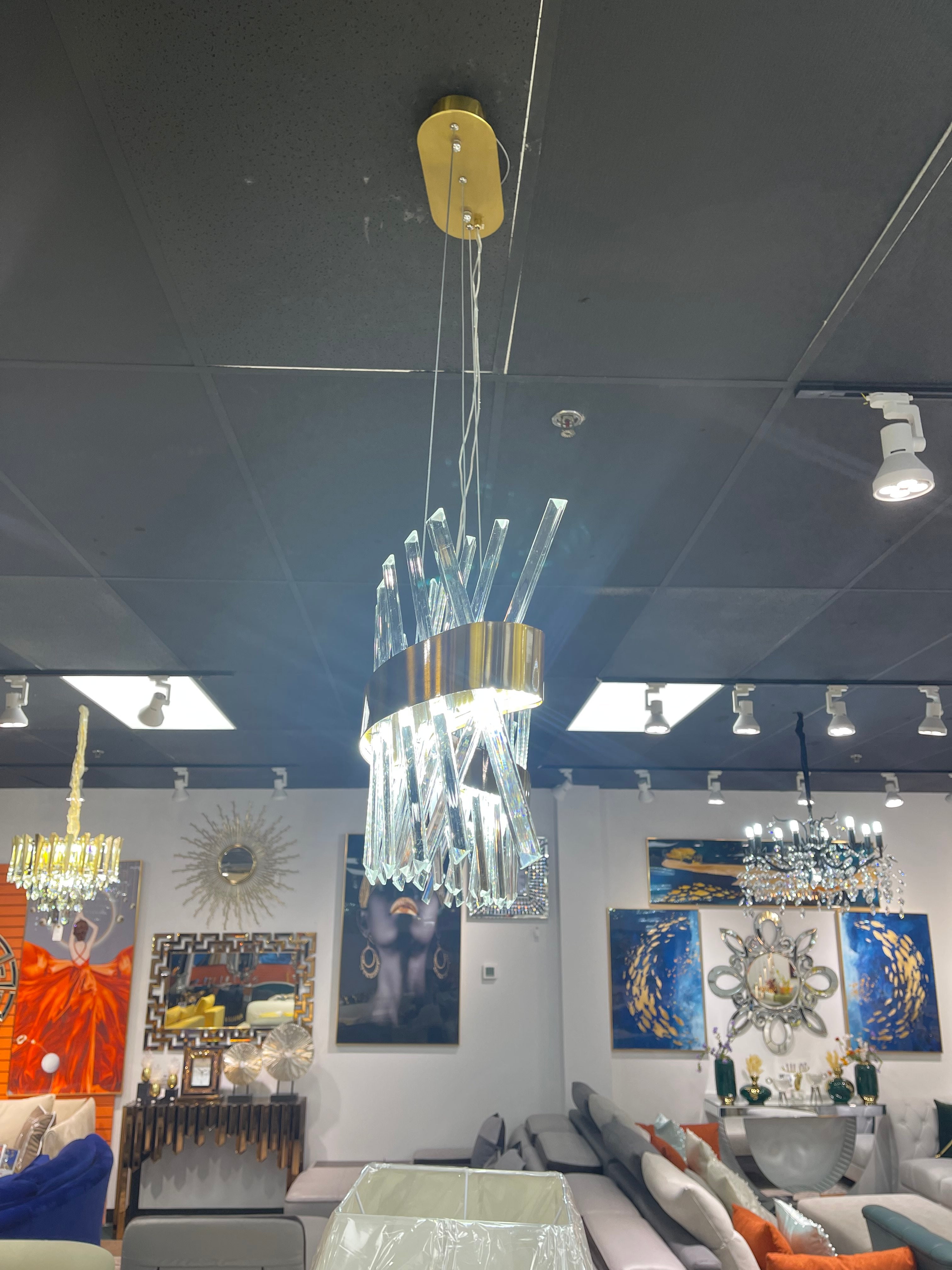 G-8021 CRYSTAL WAVEY CHANDELIER - Image 2