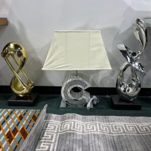 Crystal letter “C” Lamp