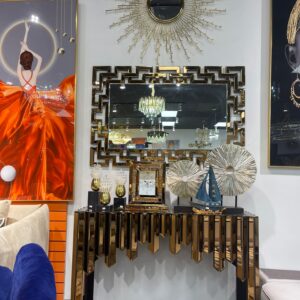 Porch Mirror and Console