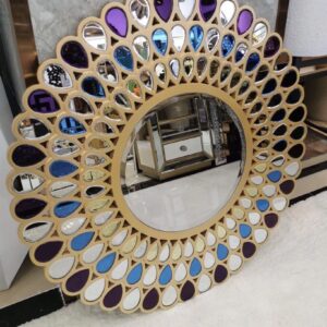 Multicolor Radiant Sun Mirror