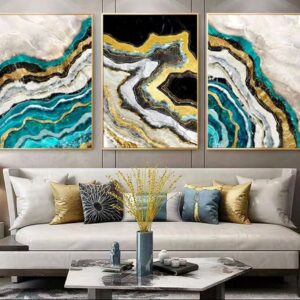 Green Wave Crystal Porcelain Painting Set