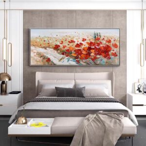 floral crystal porcelain painting