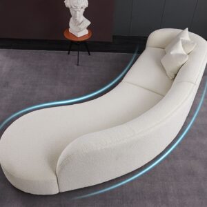 Off-White Boomerang Sectional
